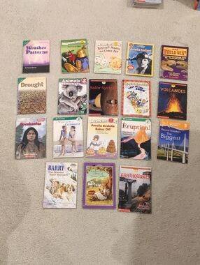 Lot Of 18 Assorted Children's Educational Paperback Books Illustrated Y2K Retro